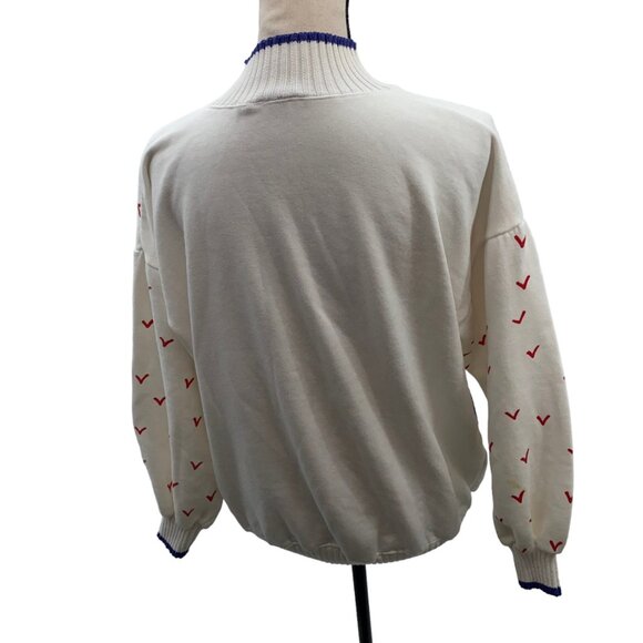 Vintage Christmas Holiday sweatshirt  Christmas fireplace L/XL - Picture 6 of 6